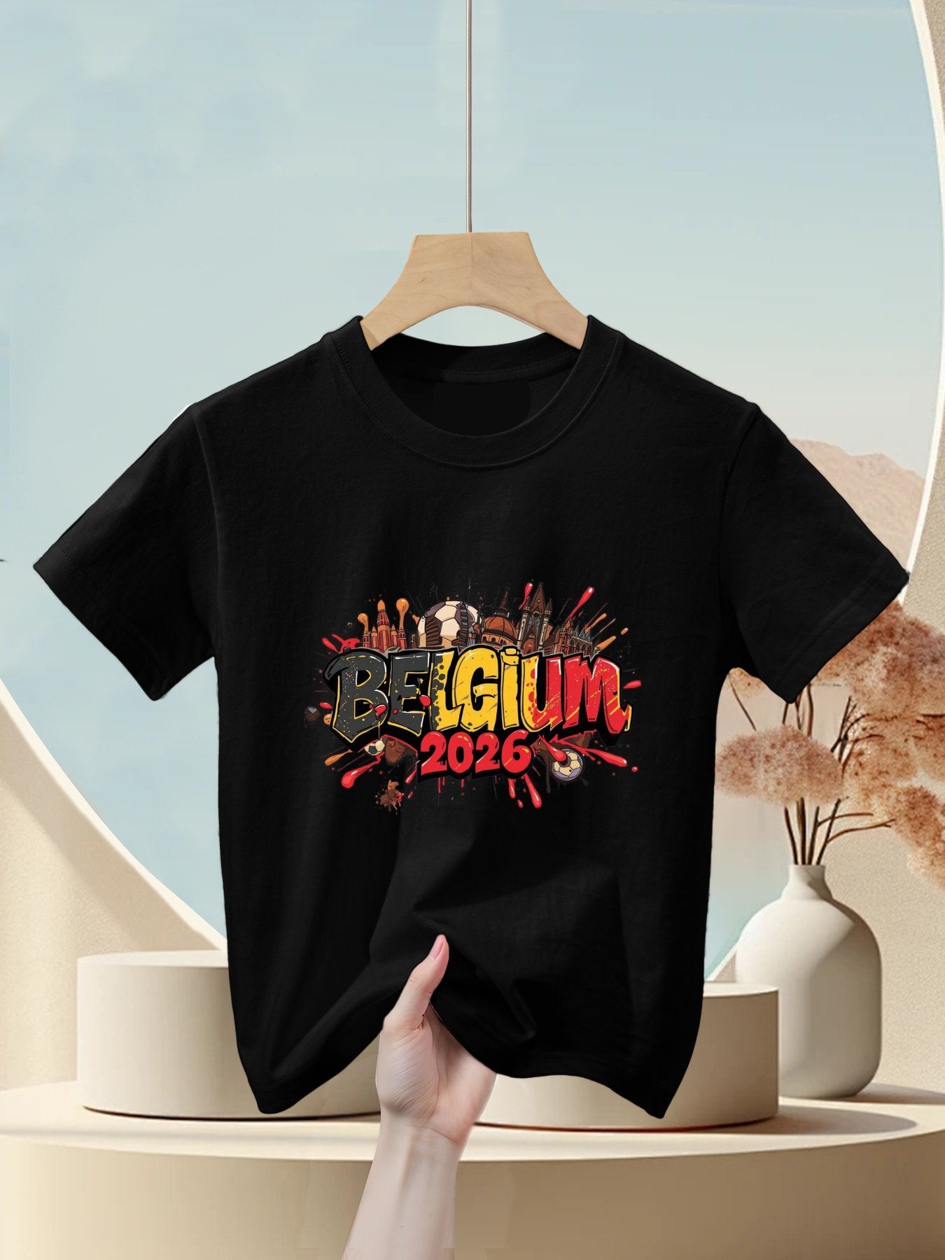 Wolrd Cup 2026 Children's T-shirt Belgium