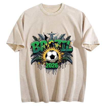 2026 World Cup Cotton T-Shirt Brazil