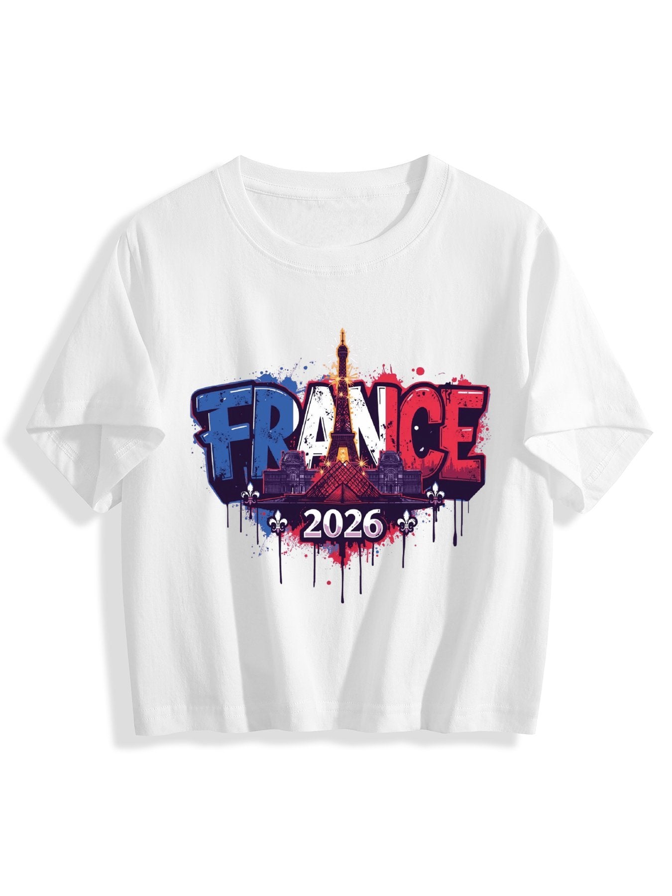 World Cup 2026 Women's Crop Top T-Shirt France
