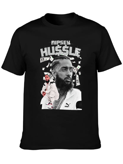 Music Unisex Cotton T-Shirt with Front Heat Transfer Print Xbbxo2zhxbkp
