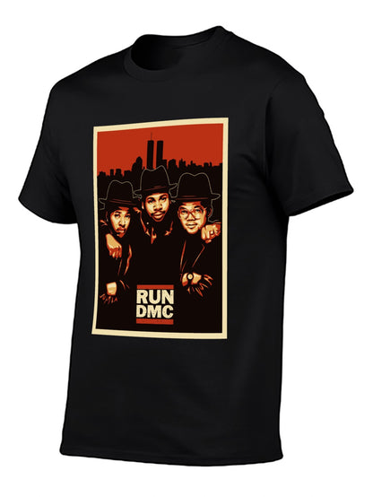 Music Unisex Cotton T-Shirt with Front Heat Transfer Print Xbbxy8v642mx