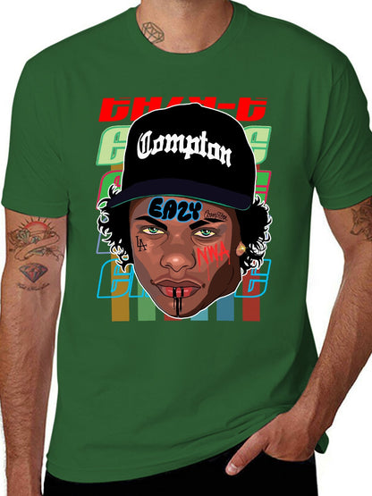 Music Unisex Cotton T-Shirt with Front Heat Transfer Print Xbbxy89f0w1x