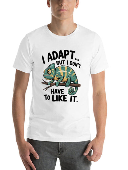 Funny Animals Unisex Cotton T-Shirt with Front Heat Transfer Print Xg2wdsfcplrx