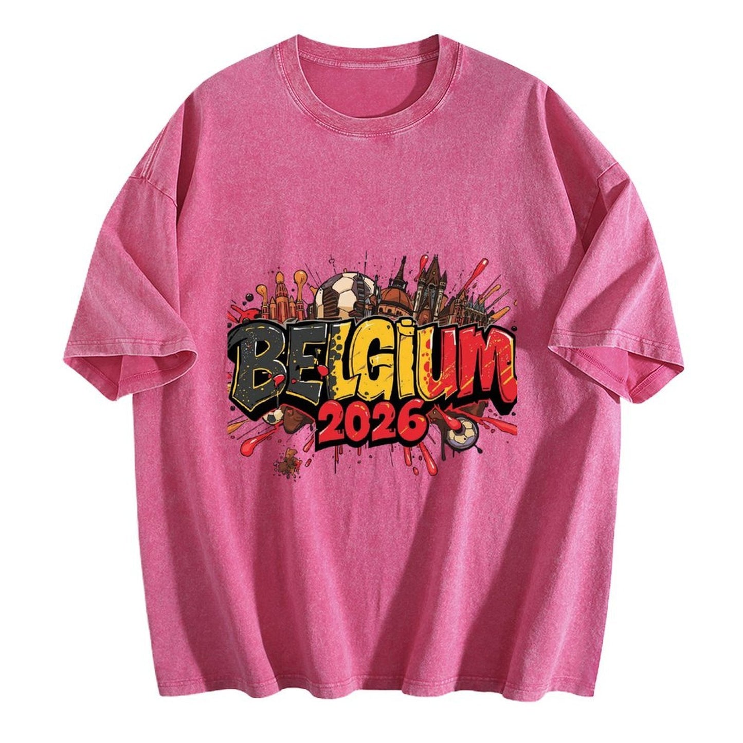 2026 World Cup Cotton T-Shirt Belgium