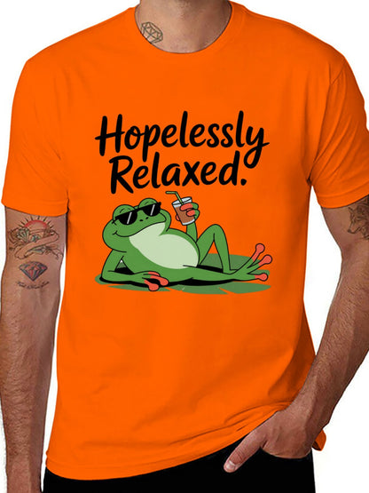Funny Animals Unisex Cotton T-Shirt with Front Heat Transfer Print Xg2wdd45qp80