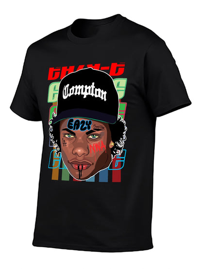 Music Unisex Cotton T-Shirt with Front Heat Transfer Print Xbbxy89f0w1x