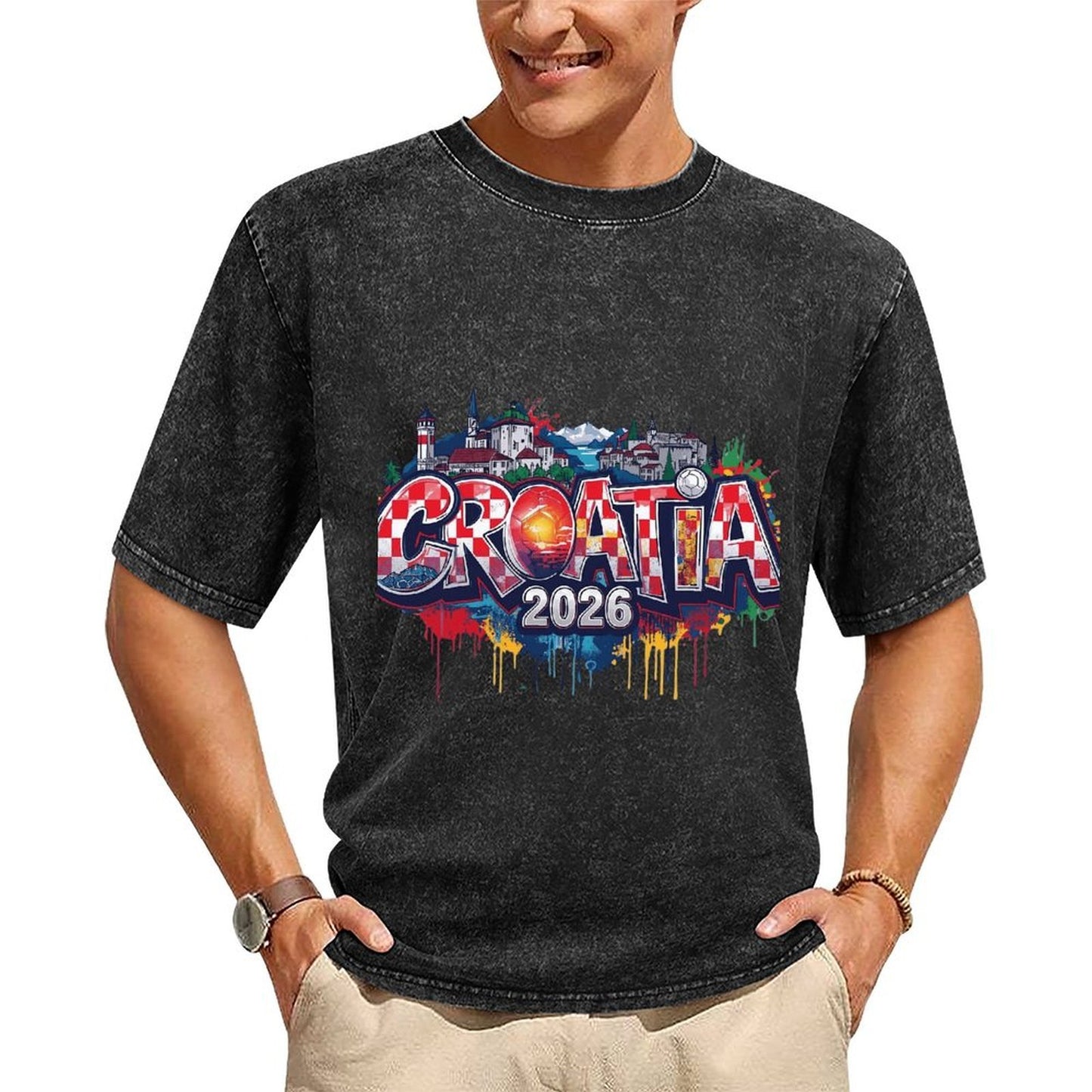 2026 World Cup Cotton T-Shirt Croatia