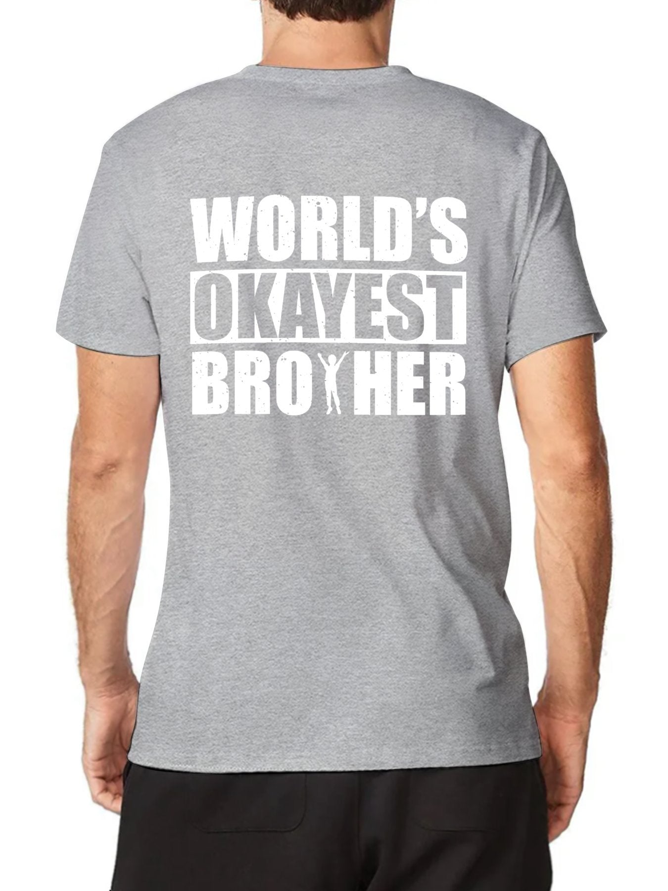 Unisex Cotton T-Shirt with Back Heat Transfer Printxb9hzy3hdsju