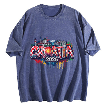 2026 World Cup Cotton T-Shirt Croatia