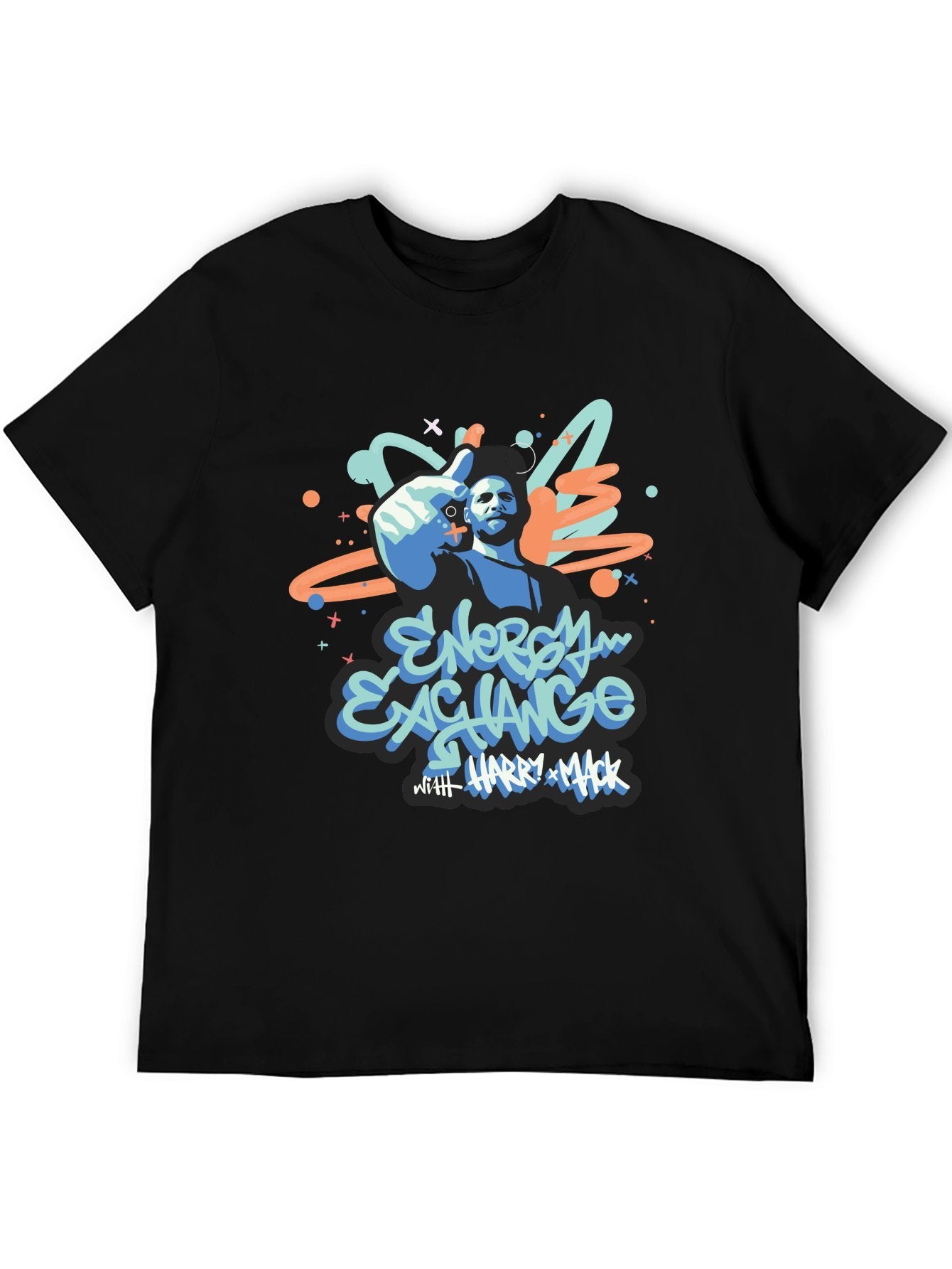 Music Unisex Cotton T-Shirt with Front Heat Transfer Print Xbbxy823oqtp