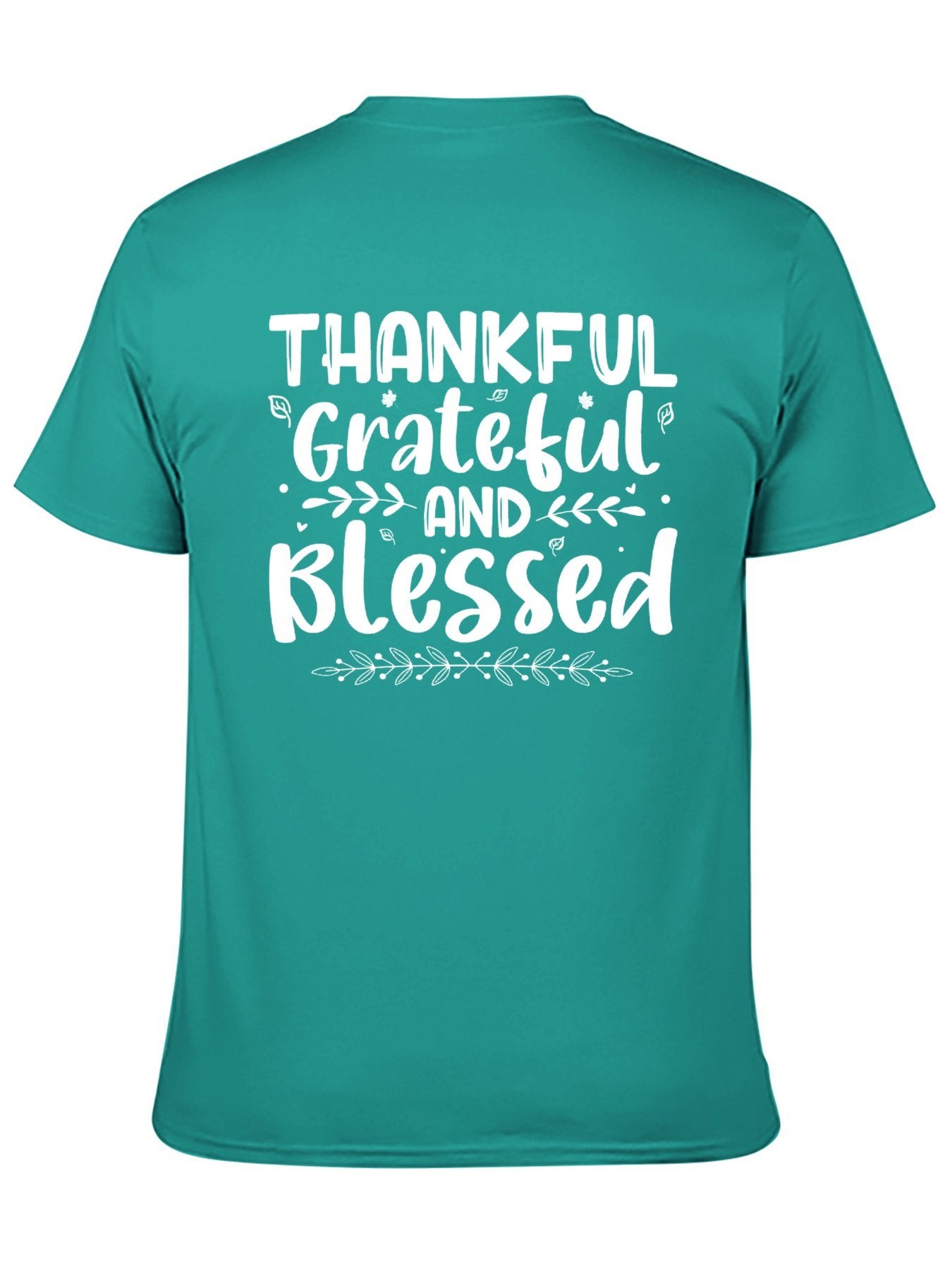 Unisex Cotton T-Shirt with Back Heat Transfer Printxb4432qose2e