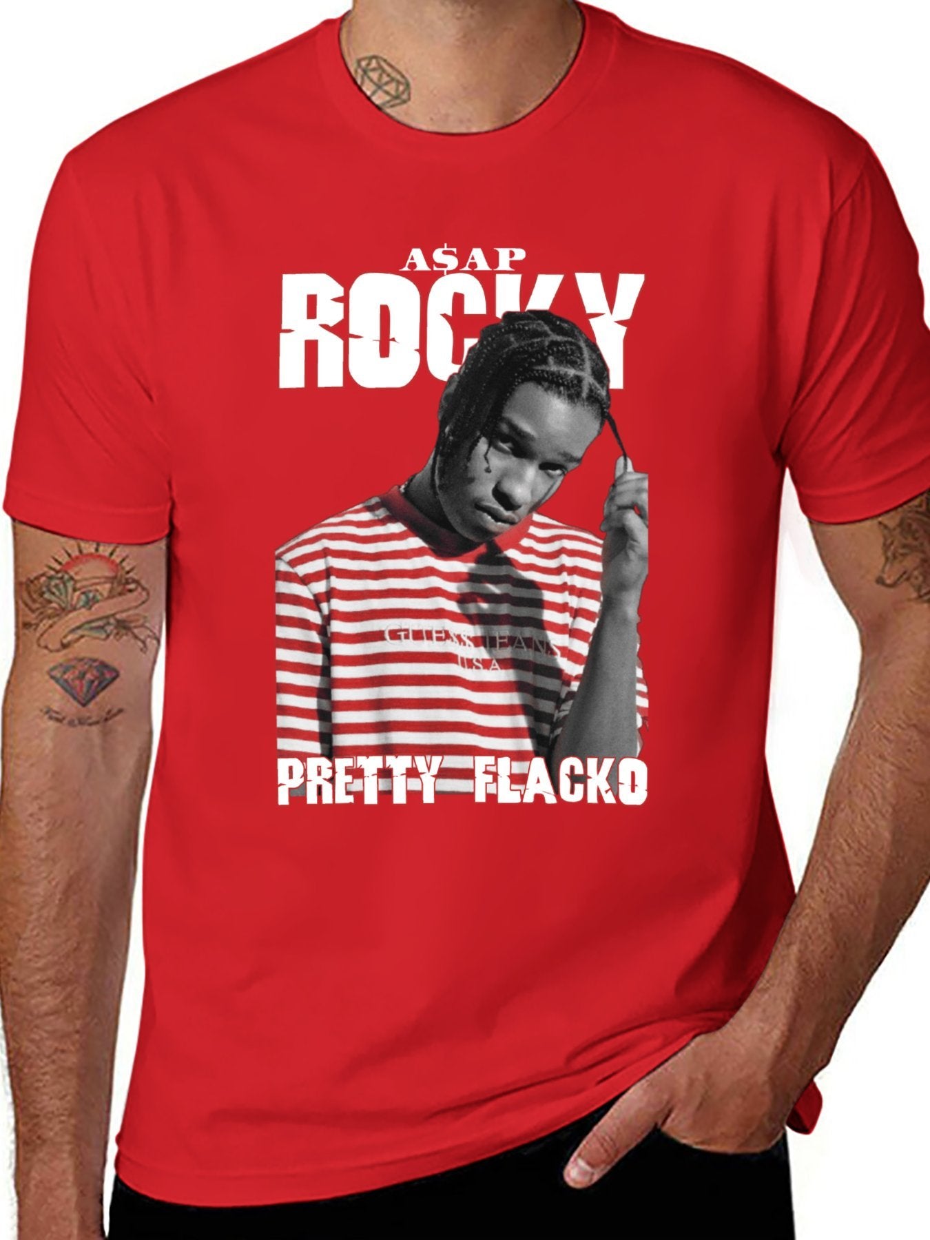 Music Unisex Cotton T-Shirt with Front Heat Transfer Print Xbbxosb3ly61