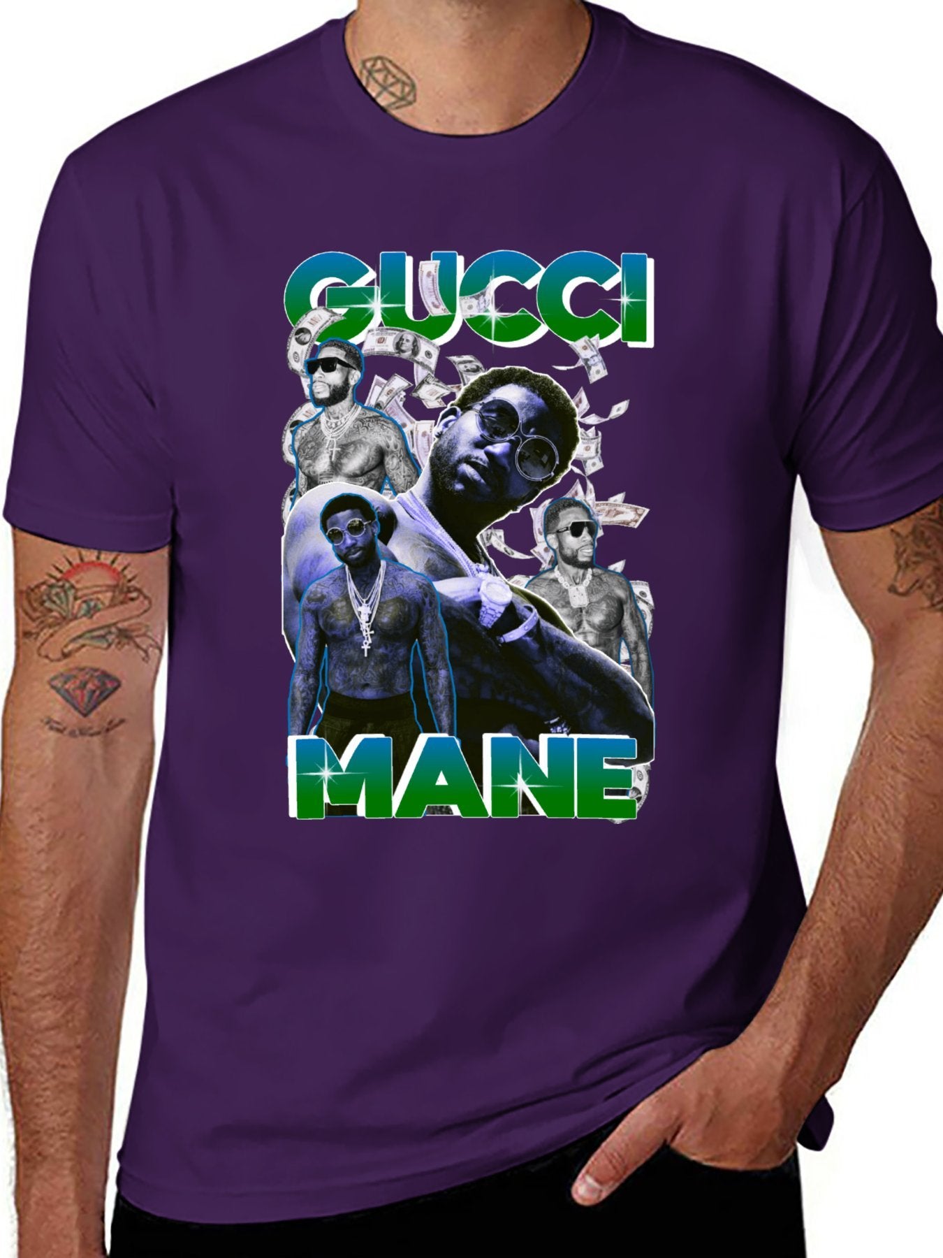 Music Unisex Cotton T-Shirt with Front Heat Transfer Print Xbbxodnzlj40
