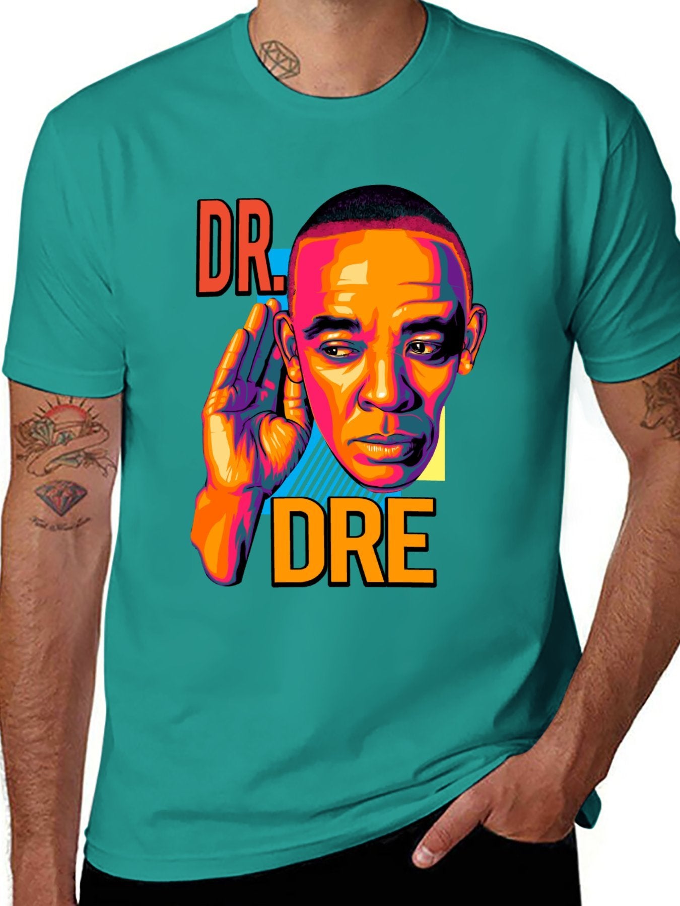 Music Unisex Cotton T-Shirt with Front Heat Transfer Print Xbbxy84fvfo6