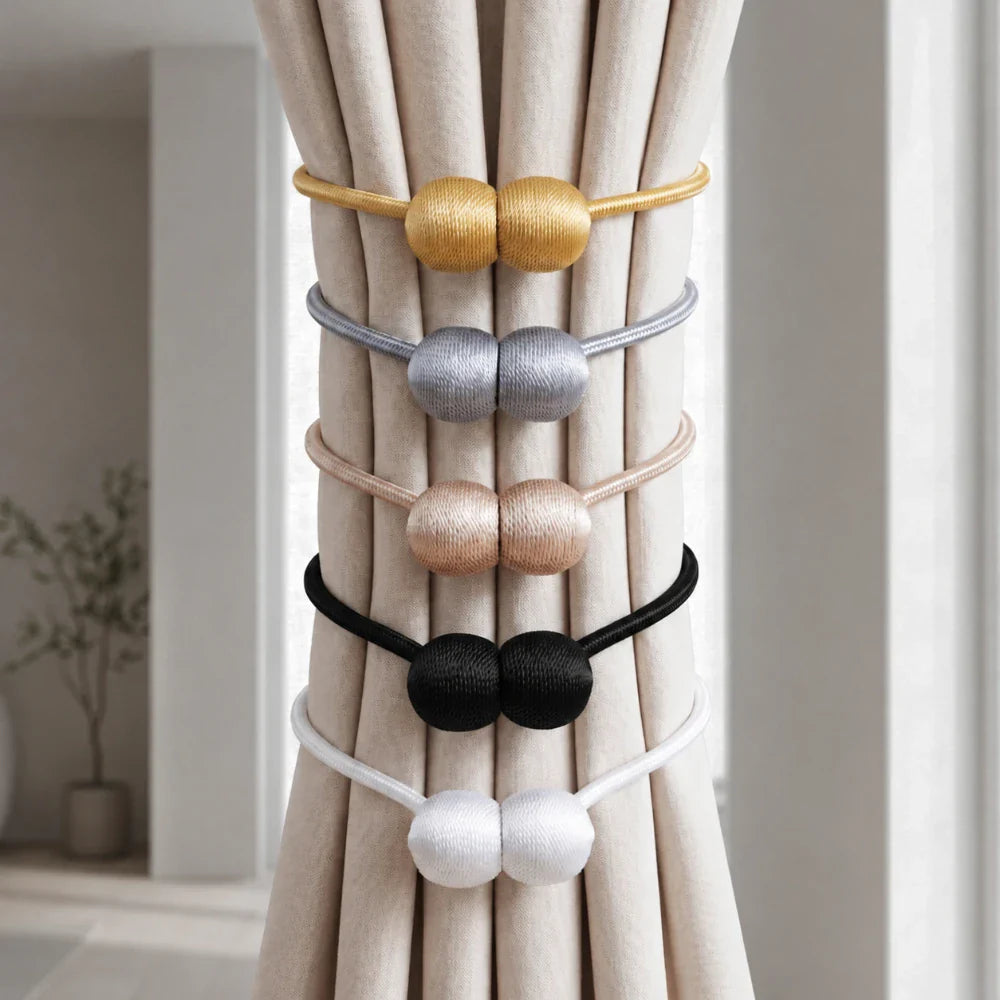 Corette Woven Magnetic Tiebacks