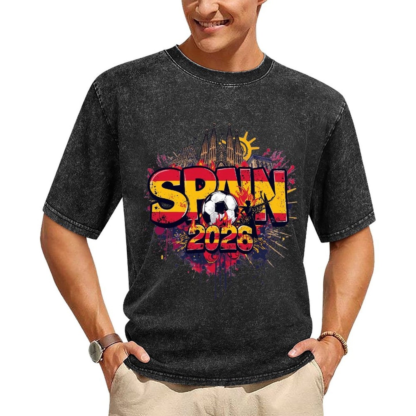 2026 World Cup Cotton T-Shirt Spain