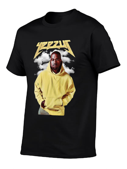 Music Unisex Cotton T-Shirt with Front Heat Transfer Print Xbbxo2ofpoh0