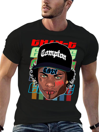 Music Unisex Cotton T-Shirt with Front Heat Transfer Print Xbbxy89f0w1x