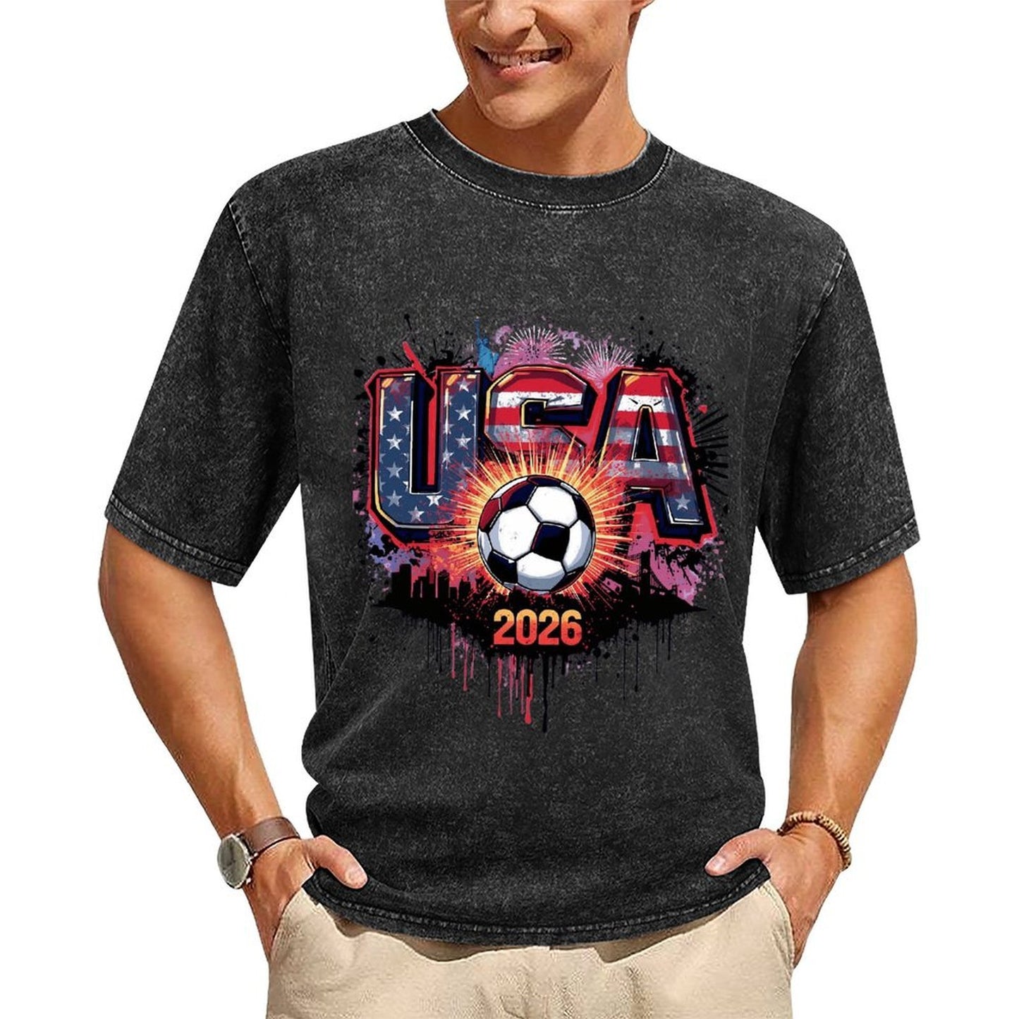 2026 World Cup Cotton T-Shirt USA