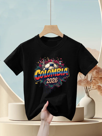 Wolrd Cup 2026 Children's T-shirt Colombia