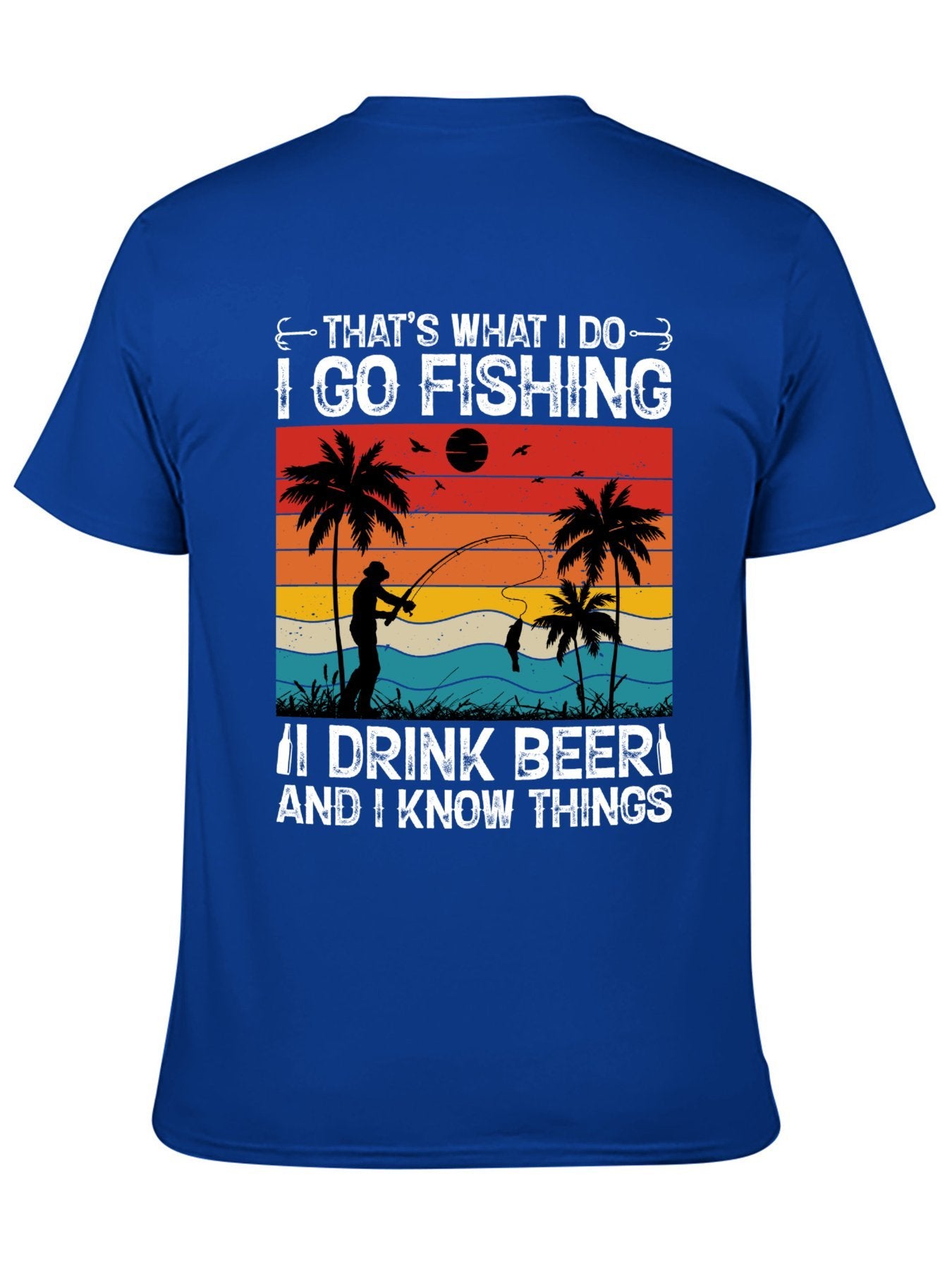 Unisex Cotton T-Shirt with Back Heat Transfer Printxb443db7equq