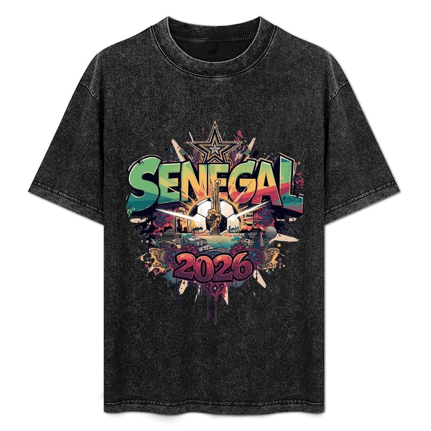 2026 World Cup Cotton T-Shirt Senegal