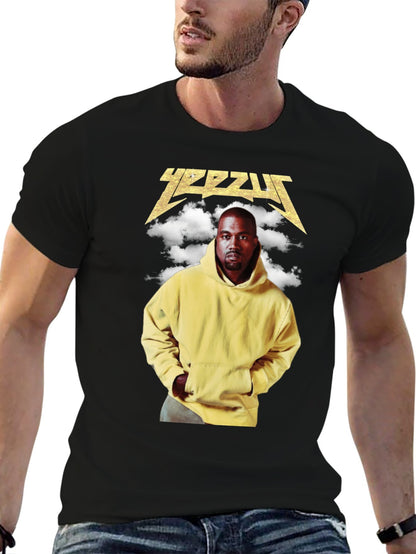Music Unisex Cotton T-Shirt with Front Heat Transfer Print Xbbxo2ofpoh0