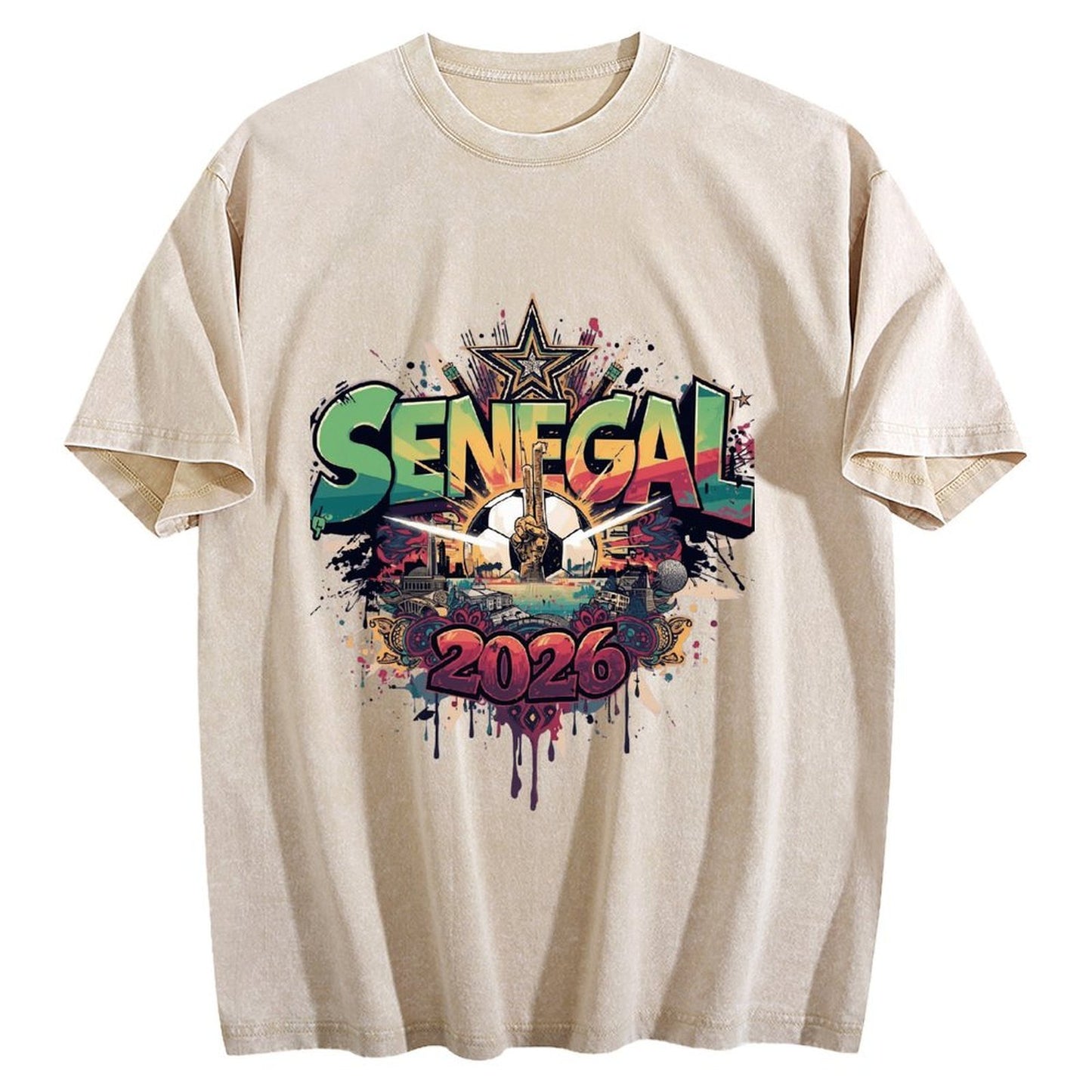 2026 World Cup Cotton T-Shirt Senegal