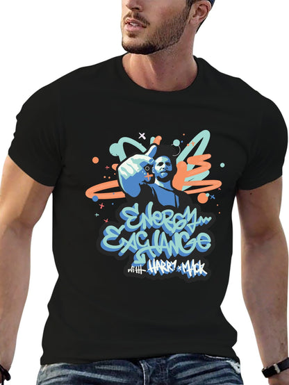Music Unisex Cotton T-Shirt with Front Heat Transfer Print Xbbxy823oqtp