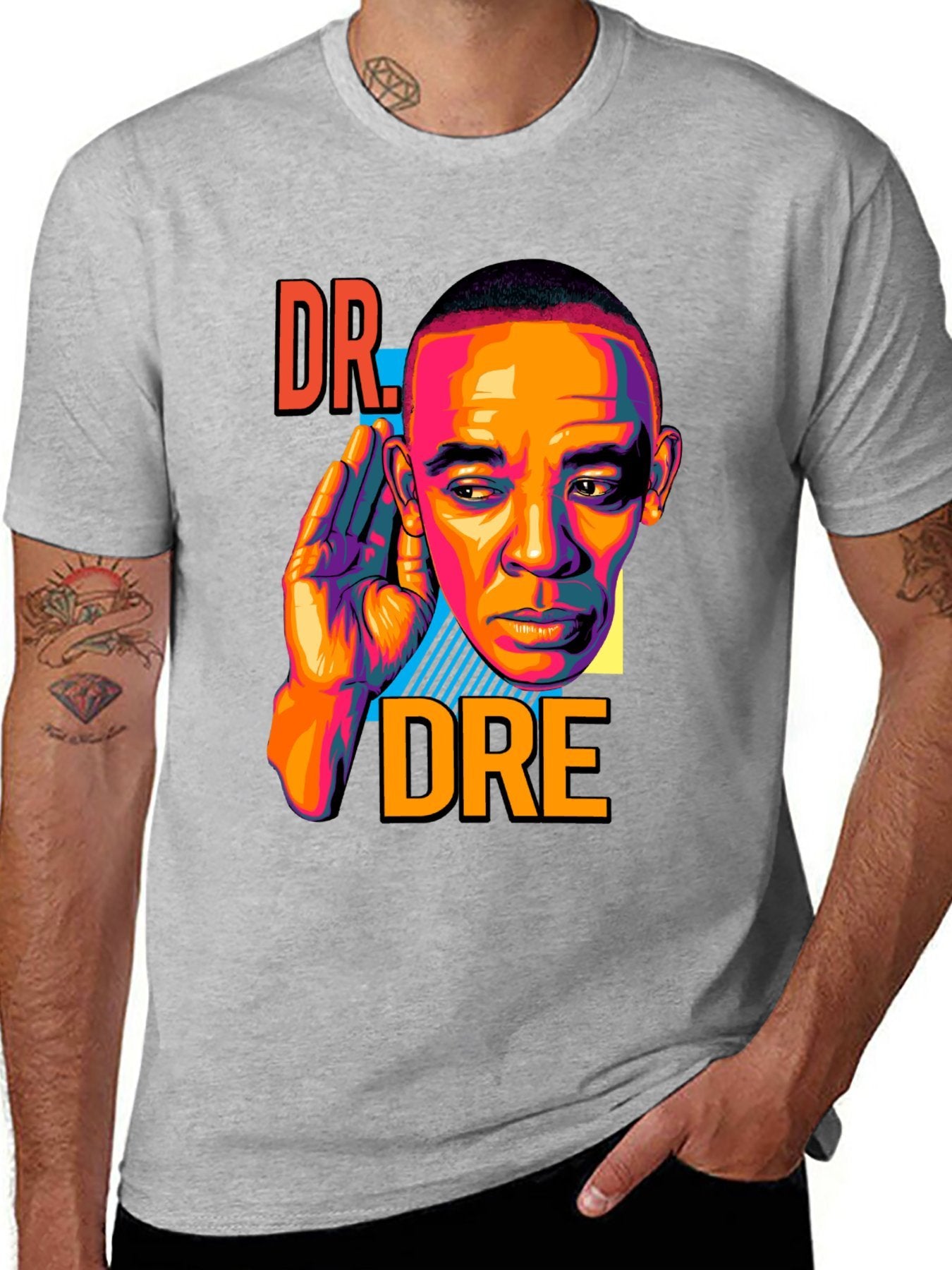 Music Unisex Cotton T-Shirt with Front Heat Transfer Print Xbbxy84fvfo6