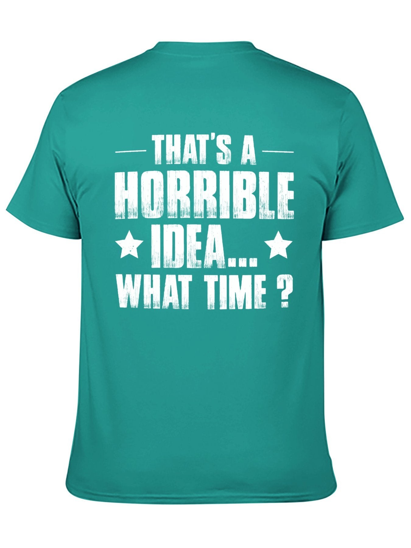 Unisex Cotton T-Shirt with Back Heat Transfer Printxb4432ekq12c