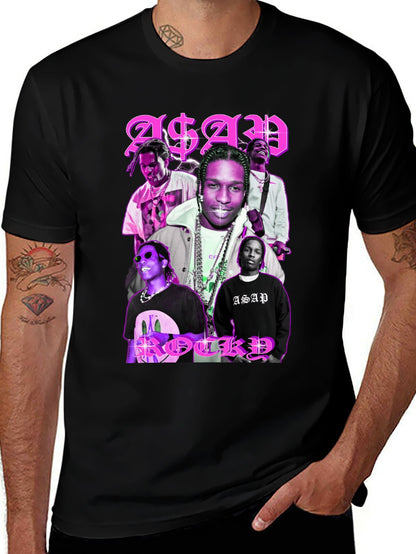 Music Unisex Cotton T-Shirt with Front Heat Transfer Print Xbb950ydo4o6