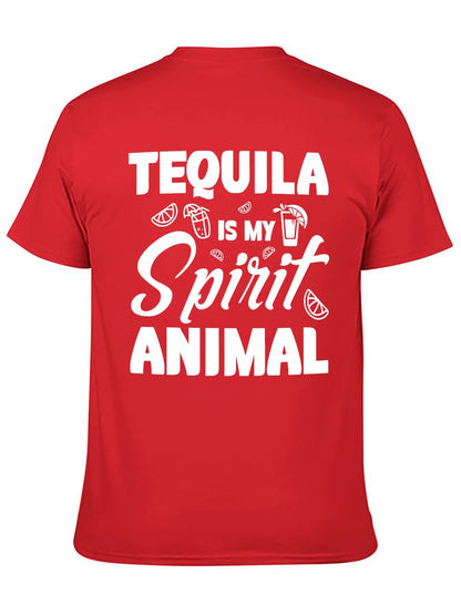 Unisex Cotton T-Shirt with Back Heat Transfer Printxb4432k8ldne