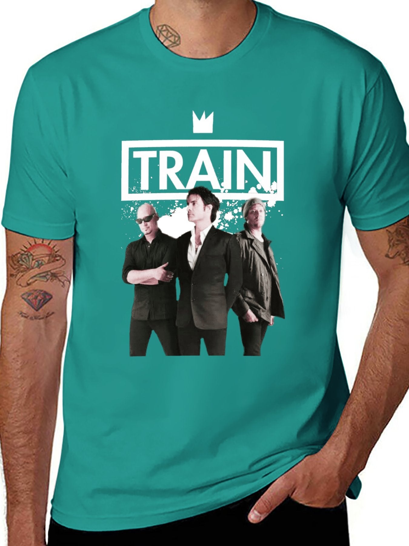 Music Unisex Cotton T-Shirt with Front Heat Transfer Print Xbbxosb7t0tp