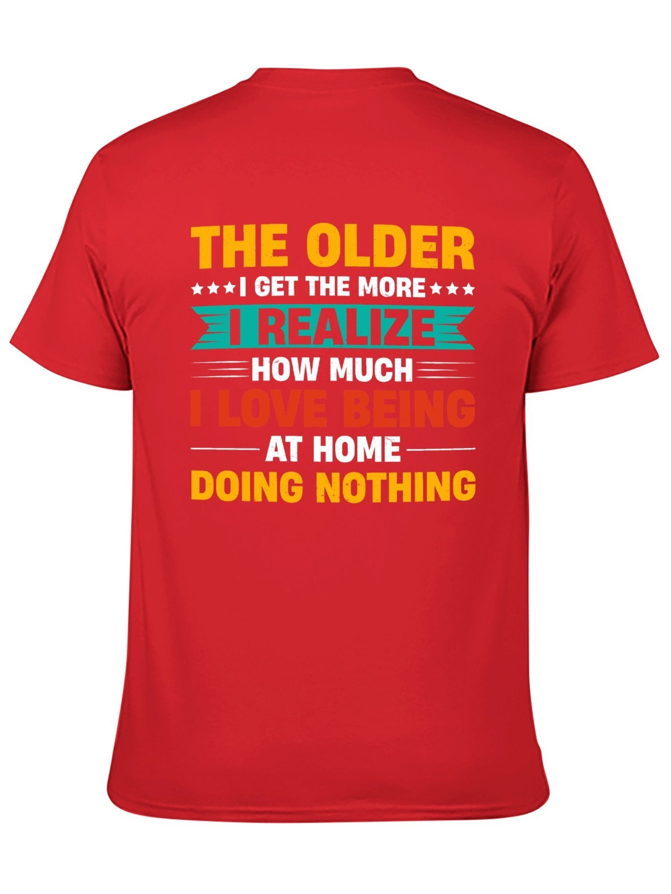 Unisex Cotton T-Shirt with Back Heat Transfer Printxb443sfeu13d
