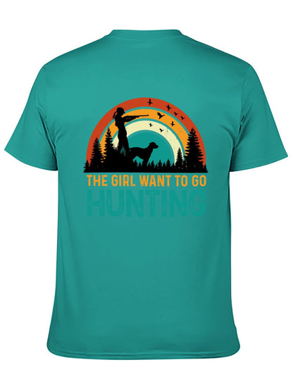 Unisex Cotton T-Shirt with Back Heat Transfer Printxb443zxu216t
