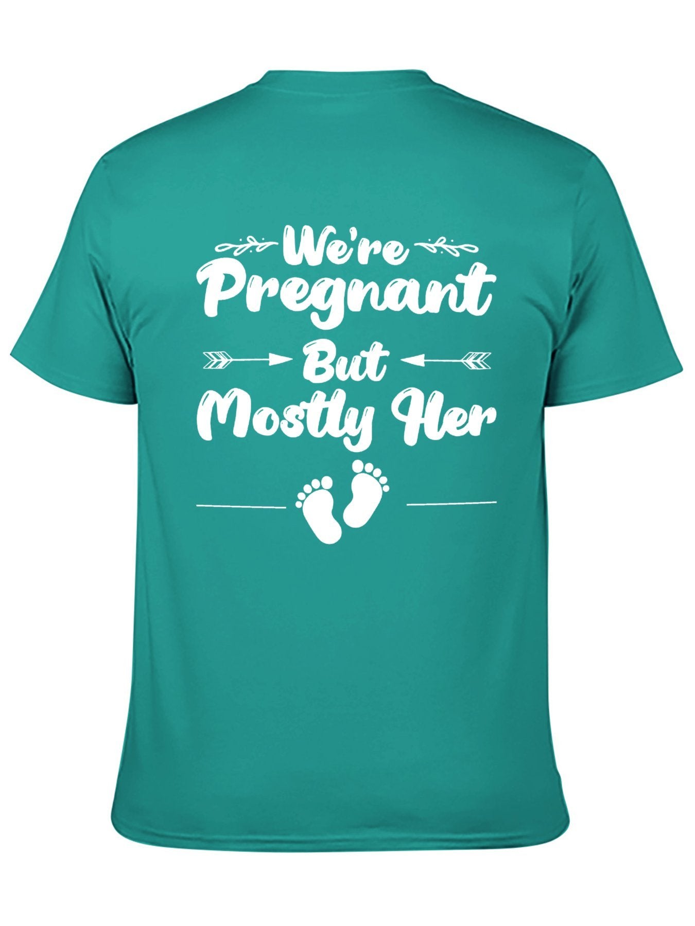 Unisex Cotton T-Shirt with Back Heat Transfer Printxb9hzy6outwe