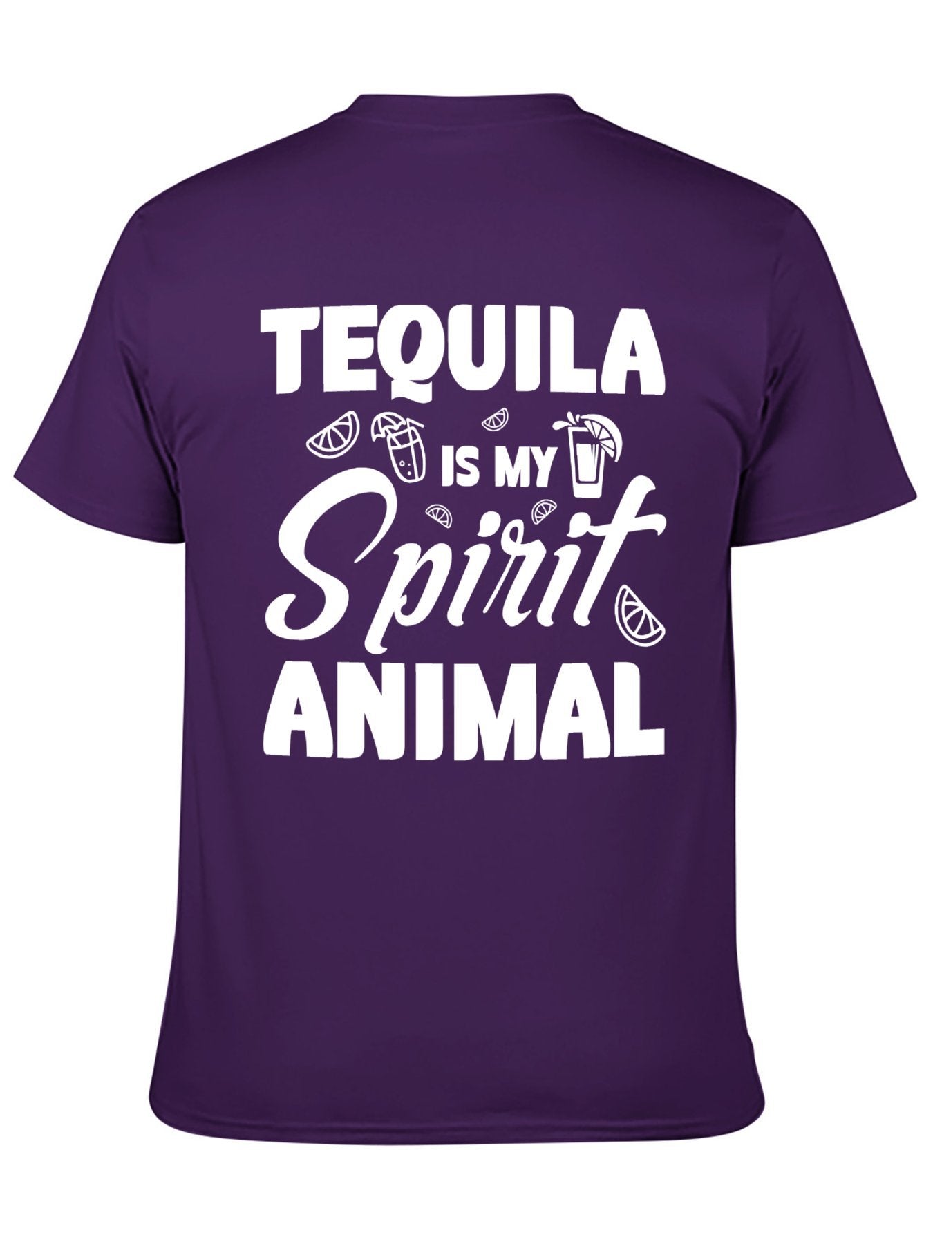 Unisex Cotton T-Shirt with Back Heat Transfer Printxb4432k8ldne