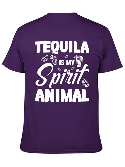Unisex Cotton T-Shirt with Back Heat Transfer Printxb4432k8ldne