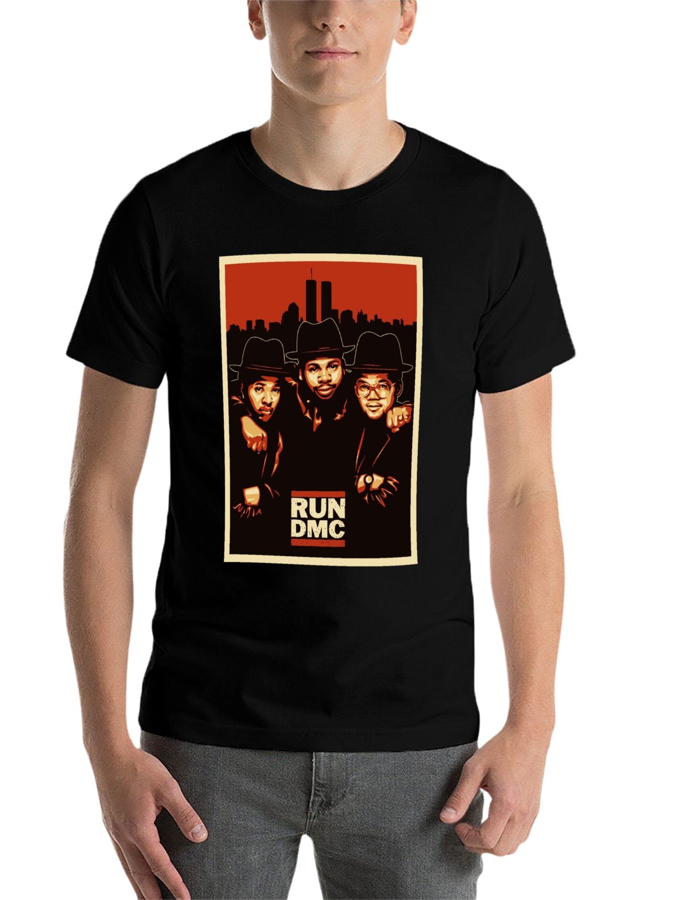 Music Unisex Cotton T-Shirt with Front Heat Transfer Print Xbbxy8v642mx
