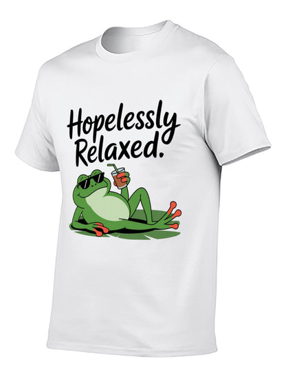 Funny Animals Unisex Cotton T-Shirt with Front Heat Transfer Print Xg2wdd45qp80