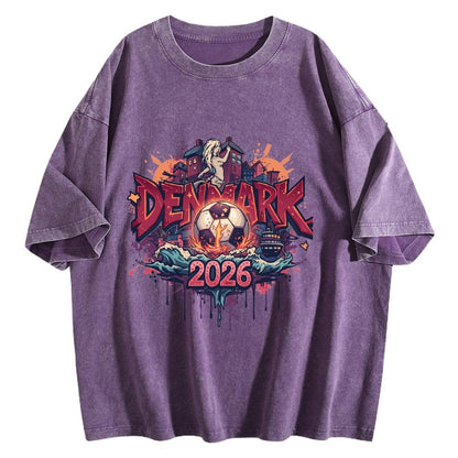 2026 World Cup Cotton T-Shirt Denmark