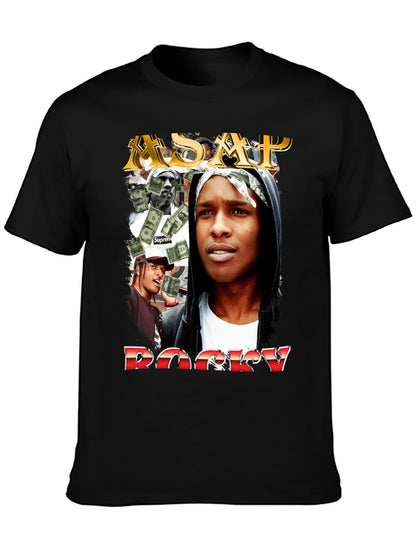Music Unisex Cotton T-Shirt with Front Heat Transfer Print Xbb950yo42vp
