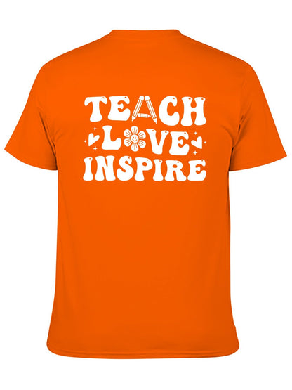 Unisex Cotton T-Shirt with Back Heat Transfer Printxb443d8z9zn0