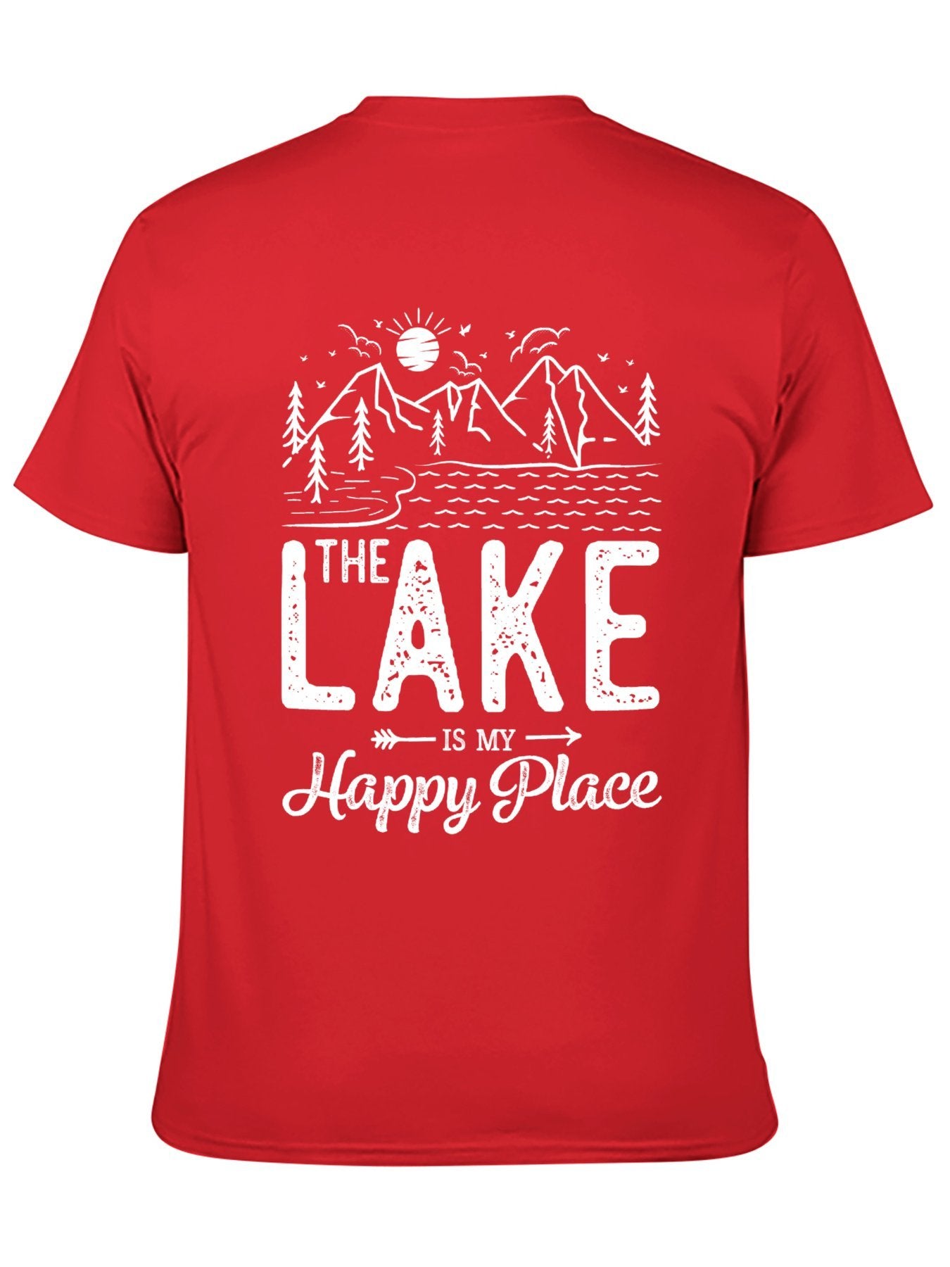 Unisex Cotton T-Shirt with Back Heat Transfer Printxb44321jlm6t