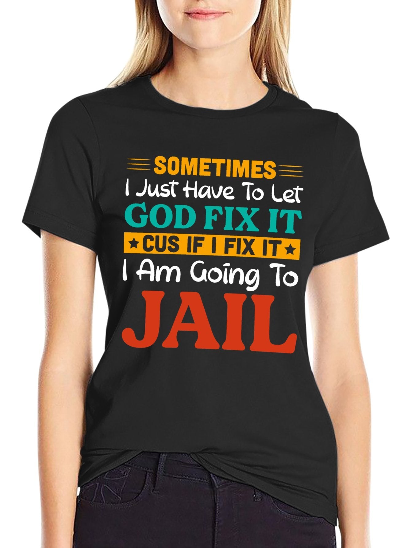 Unisex Cotton T-Shirt with Front Heat Transfer Printxb4v2ec5jdcq