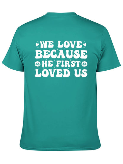 Unisex Cotton T-Shirt with Back Heat Transfer Printxb9hztqm99be