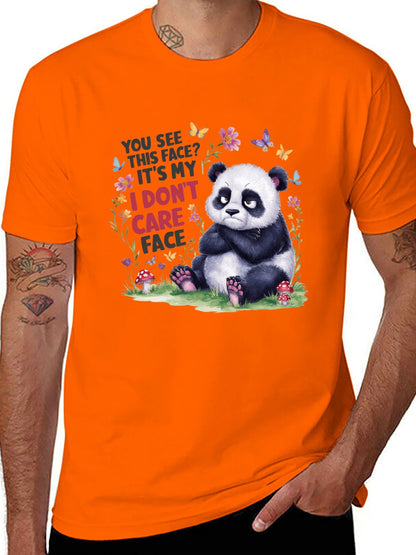 Funny Animals Unisex Cotton T-Shirt with Front Heat Transfer Print Xg2wdsr7c0y0
