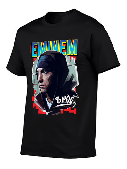 Music Unisex Cotton T-Shirt with Front Heat Transfer Print Xbbxy8z1lc3v