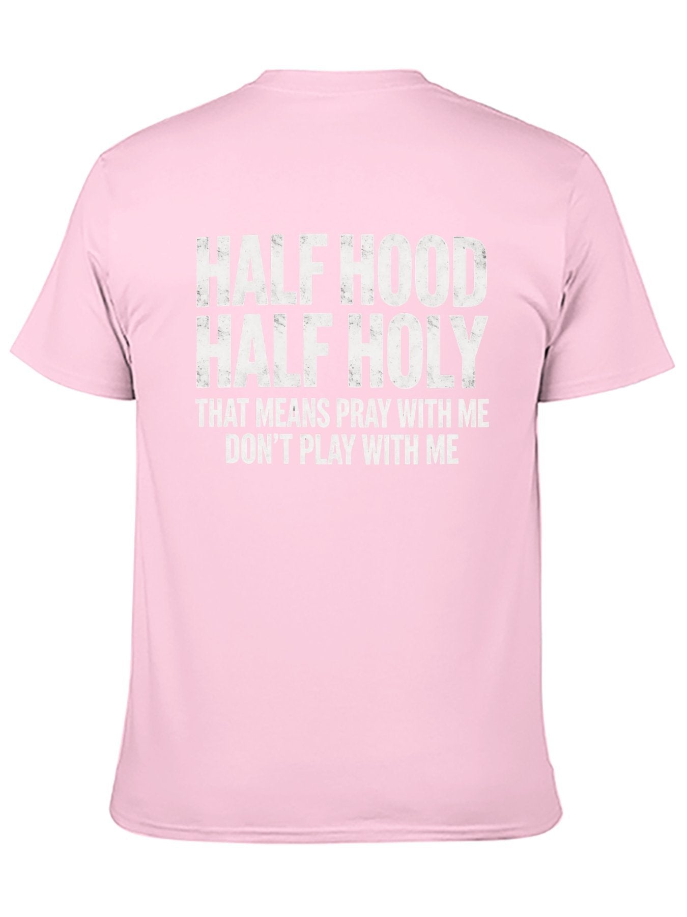 Unisex Cotton T-Shirt with Back Heat Transfer Printxgs959nxpfo6